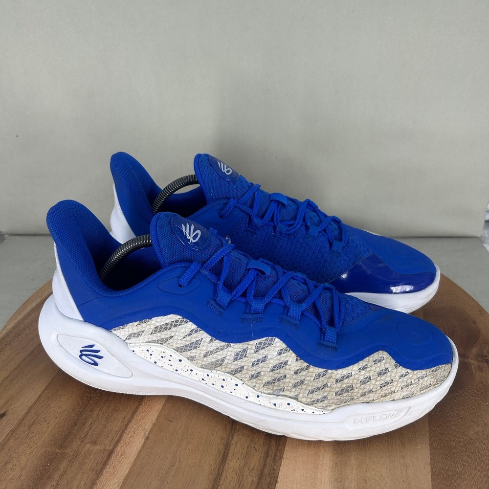 Under Armour Curry 11 Future Curry Blue White Mens 11 Basketball 3027637-103